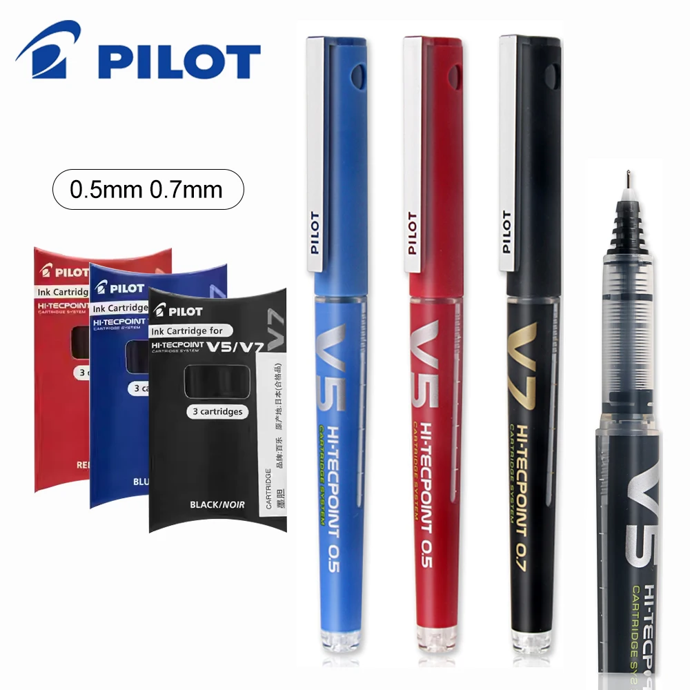 Bút gel Nhật Bản Pilot V5/V7,  - đánh giá và giá Pilot Pen V5