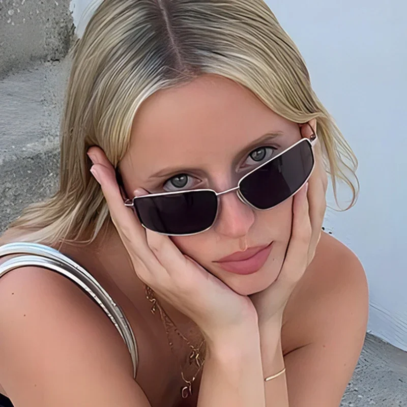Women's y2k Sunglasses Stylish - đánh giá và giá Metal Photo Panel